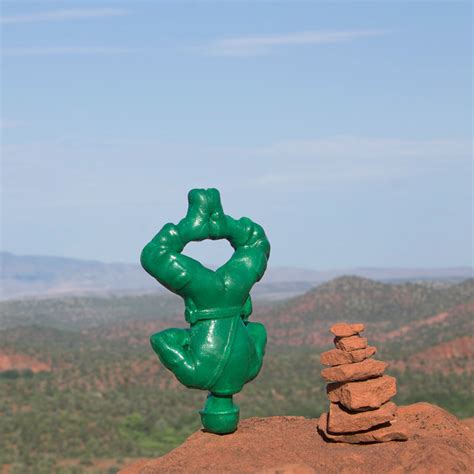 Why are pins placed in the collars of chinese officers? "Yoga Joes" Green Army Men Toys Encourage People To Find ...