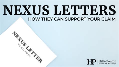 Sample Nexus Letter Template