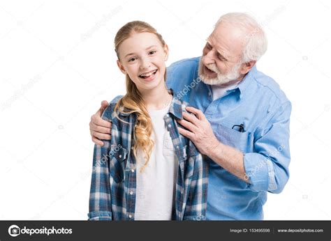 Grandfather And Grandbabe Hugging Stock Photo By NatashaFedorova