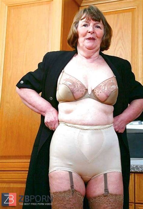 Granny Mature Undergarments Pantyhose Girdles Zb Porn