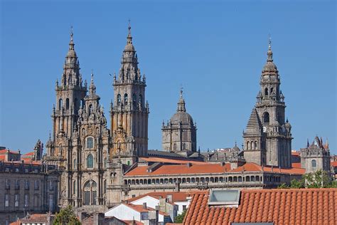 Cathédrale Santiago De Compostela Galicia Espagne