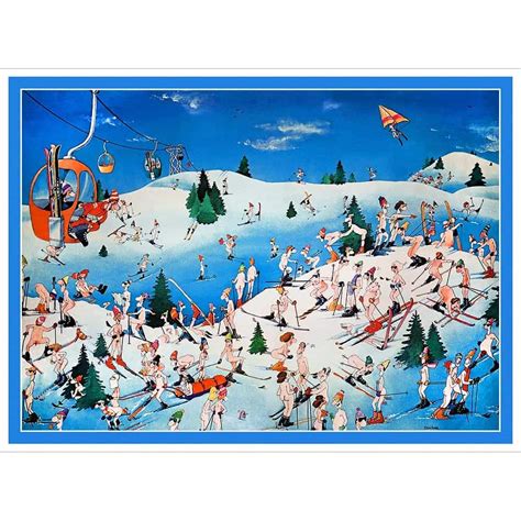 Buy Nude Resort Funny Vintage Ski 22 X 28 Inches Comes In 2 Sizes