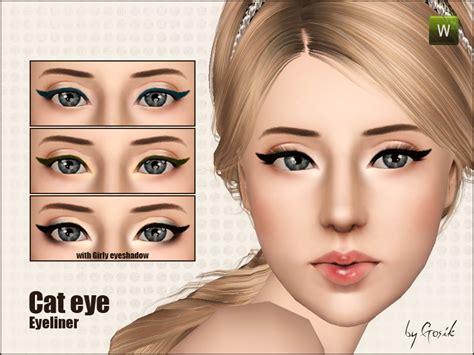 The Sims Resource Cat Eye Eyeliner