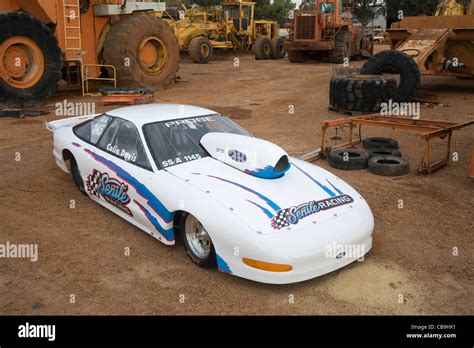 Heavily Modified Drag Racing Ford Probe Sports Car Stock Photo Alamy