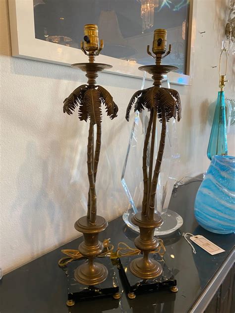 Save palm tree floor lamp to get email alerts and updates on your ebay feed.+ neon tropical bar pub sign palm tree island light sculpture table reading lamp. Vintage Pair of Tropical Palm Beach Brass Marble Palm Tree ...