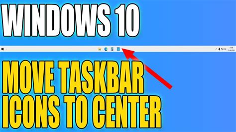 How To Center Taskbar Icons Windows 10 Youtube Vrogue
