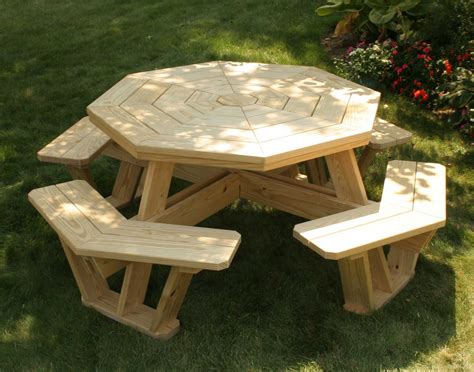 How To Make A Wooden Octagon Picnic Table ~ Concetta Neiss