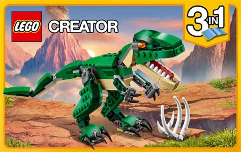 Manuale Lego Set Creator Dinosauro