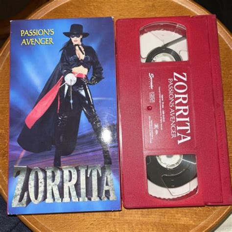 Zorrita Passions Avenger Vhs 2000 Erotic Rare Red Cassette Oop