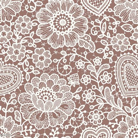 Lace Seamless Pattern Stock Vector Art & More Images of Antique ...