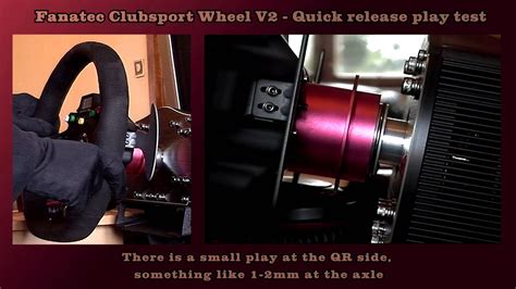 Fanatec Clubsport Wheel V2 Pre Production QR Play Test YouTube