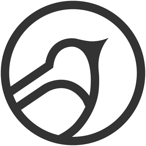 Black Bird In Circle Logo Logodix