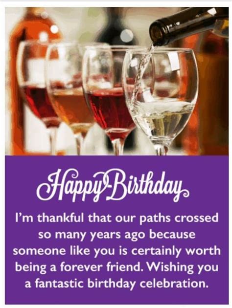 Pin By Jacqueline Jones On Friendship Happy Birthday Wine Happy