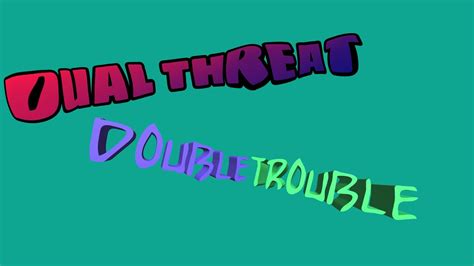 Dual Threat Double Trouble Tau Youtube