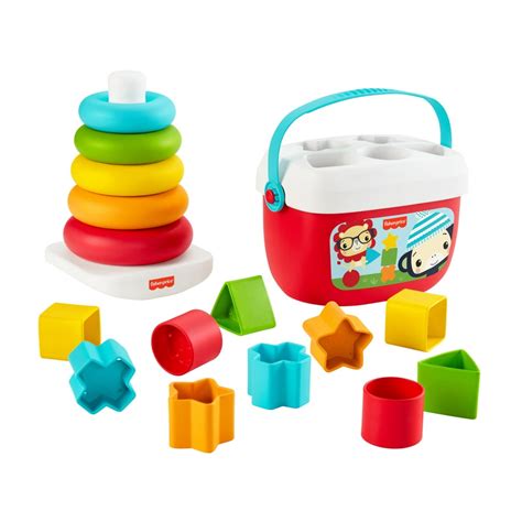 Fisher Price Babys First Blocks And Rock A Stack Plant Based Toys
