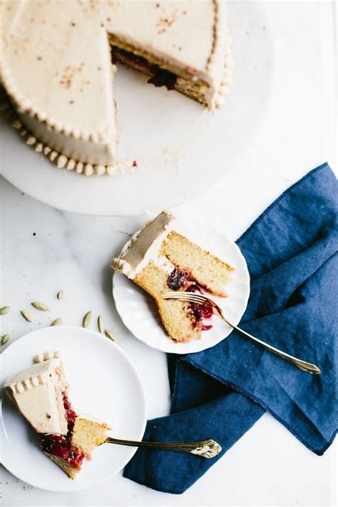 Cardamom Cake Plum Jam Coffee Buttercream Not Without Salt