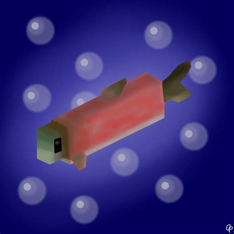 My Minecraft Fish Drawing Rminecraft