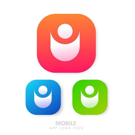 Premium Vector A Colorful Icon For Mobile App Logo Icon