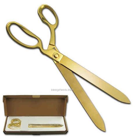Ceremonial Ribbon Cutting Scissors Gold Plated 15china Wholesale