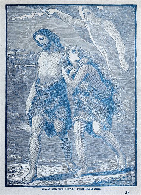 Adam And Eve Driven From Paradise G1 Photograph By Historic