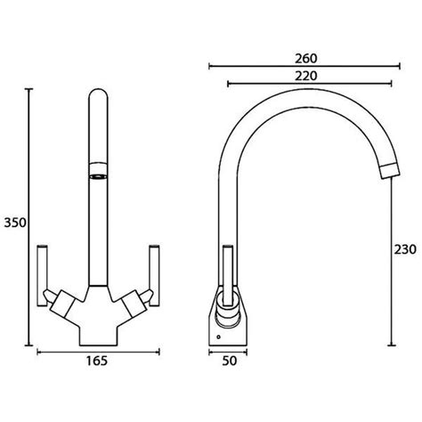 Bristan Chive Kitchen Sink Mixer Tap With Easyfit Base