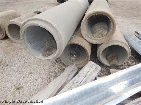 8 Concrete Culvert Pipes In Burlington Ks Item Fk9221 Sold