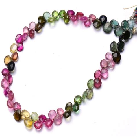 Loose Gemstone Beads Super Quality Multi Color Tourmaline 4 To 5mm