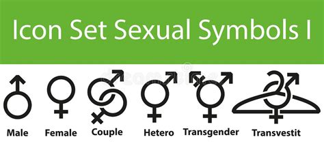 Sexual Symbols Man And Woman Making Love Stock Illustration