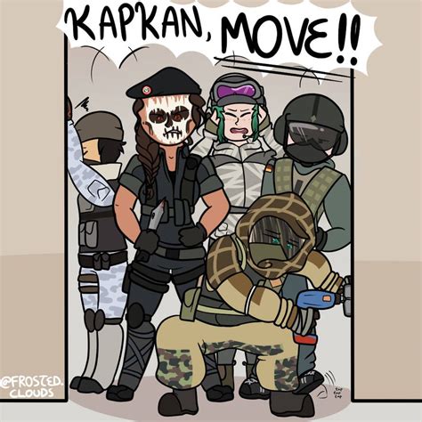 Move Already By Frostedclouds Rainbow Six Siege Art Comic Book