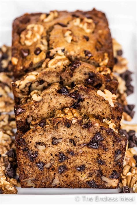 Chocolate Chip Walnut Banana Bread The Endless Meal