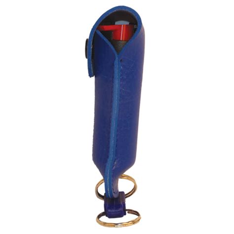 Pepper Shot 12 Oz Wblue Leatherette Holster And Quick Key Release Key