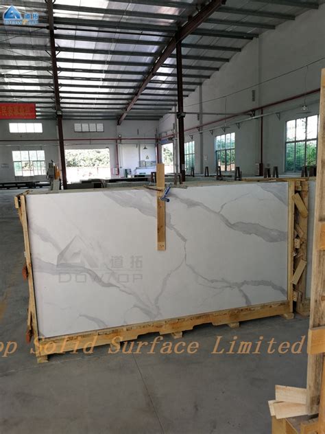 Stone home decor product stone vase,pedestal,wall panel,stone interior design. White Calacatta Sparkle Quartz Stone Top Dining Tables ...