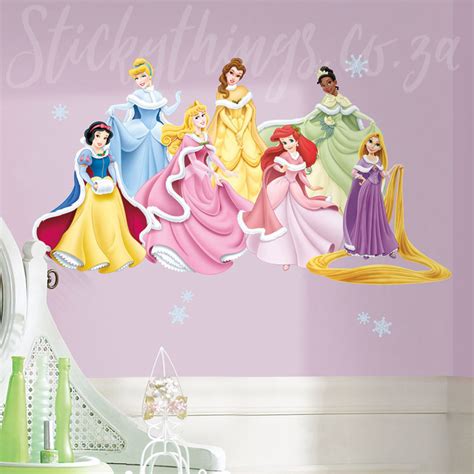 Disney Winter Princesses Wall Stickers Disney Princesses Wall Decals