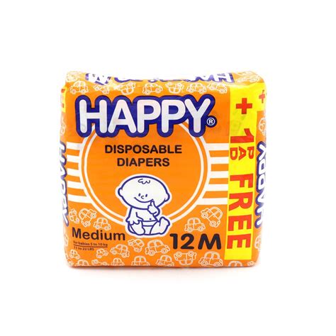 Happy Baby Diaper Medium 12s Fisher Supermarket Ph