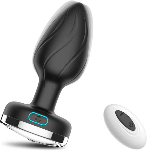 Amazon Com Vibrating Butt Plug Silica Gel Anal Vibrator Rechargeable