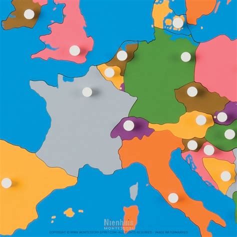 Puzzle Map Europe Montessori Spirit