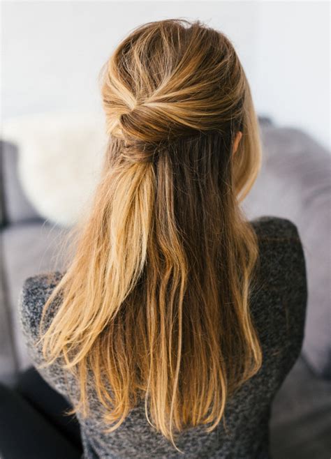 Check out these 3 ways to wear. 15 Casual & Simple Hairstyles that are Half Up, Half Down