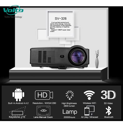 Full Hd Home Theater Multimedia 6000 Lumens Native 1080p Lcd Projector