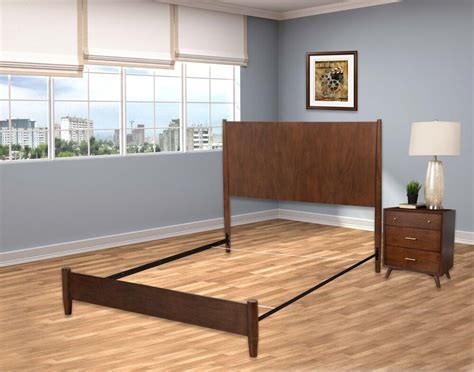 Hollywood Bed Frame Bolt On Bed Rails Twinfull In Coffee Wood