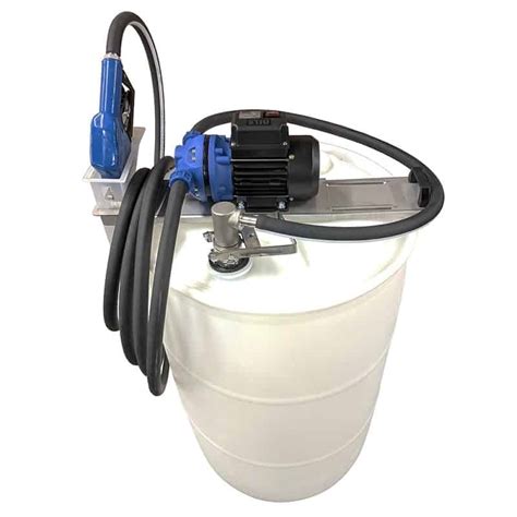 55 Gal Drum W 110 Voltpump And Stainless Auto Shutoff Nozzle