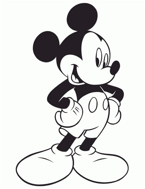 Funny mickey and his friends coloring page. Get This Free Mickey Coloring Pages to Print 01276
