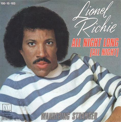 Lionel richie was born on june 20, 1949 in tuskegee, alabama, usa as lionel brockman richie jr. Vinyl Shop | Lionel Richie - All Night Long | Vinyl Singles