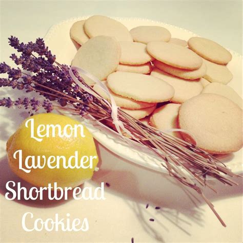 Lemon Lavender Shortbread Cookies Cooking With Essential Oils