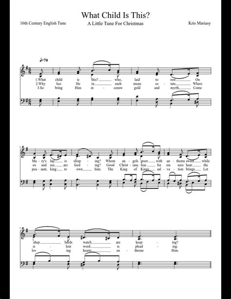 What Child Is This Sheet Music Download Free In Pdf Or Midi