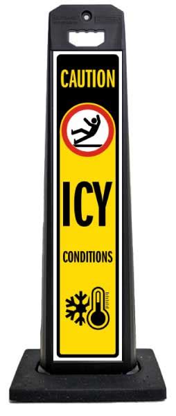 Caution Icy Conditions Vertical Panel Shop Now With 10 Discount