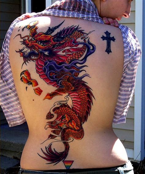 Tattoos with a tiger design represent strength and power. Dragon Tattoo | Celebrity Tattoos Female