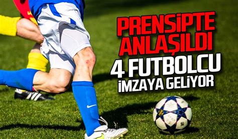 Prensipte anlaşma sağlandı 4 futbolcu imzaya geliyor Zonguldak