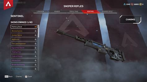 Apex Legends Sentinel Stats Dps Ttk And Sentinel Sniper
