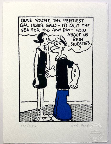 Popeye Makes His First Pass At Olive Oyl Comic Art Website