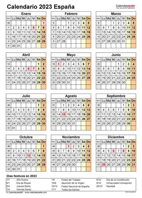 Calendario 2023 Con Feriados Excel Imagesee